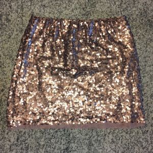 LC Lauren Conrad sequined mini skirt.